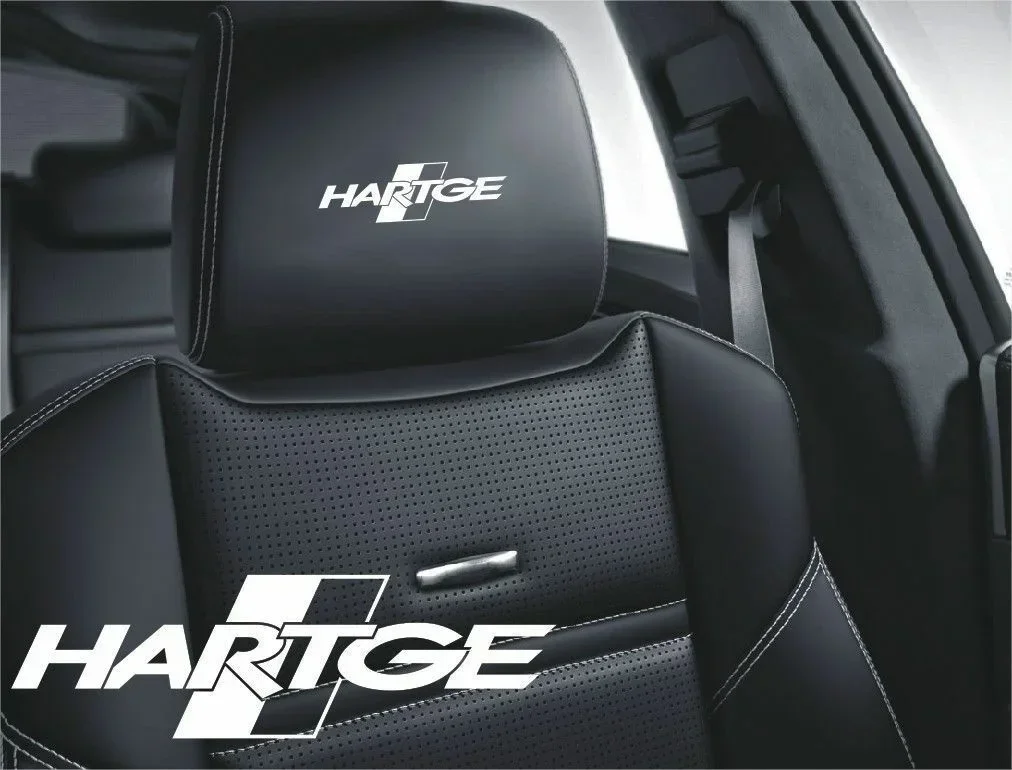 For 5x Hartge Sticker leather seats and other flat  smooth surfaces