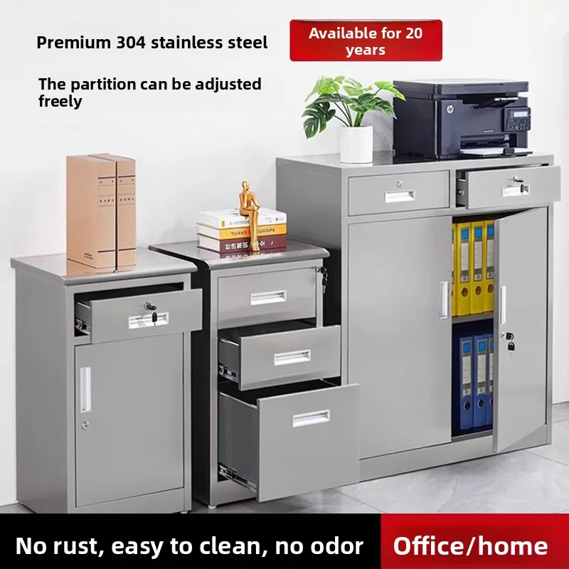 custom.Custom-made Sheet Metal Stainless Steel Storage Cabinet Cash Cabinet Household Bedside Cabinet with Lock