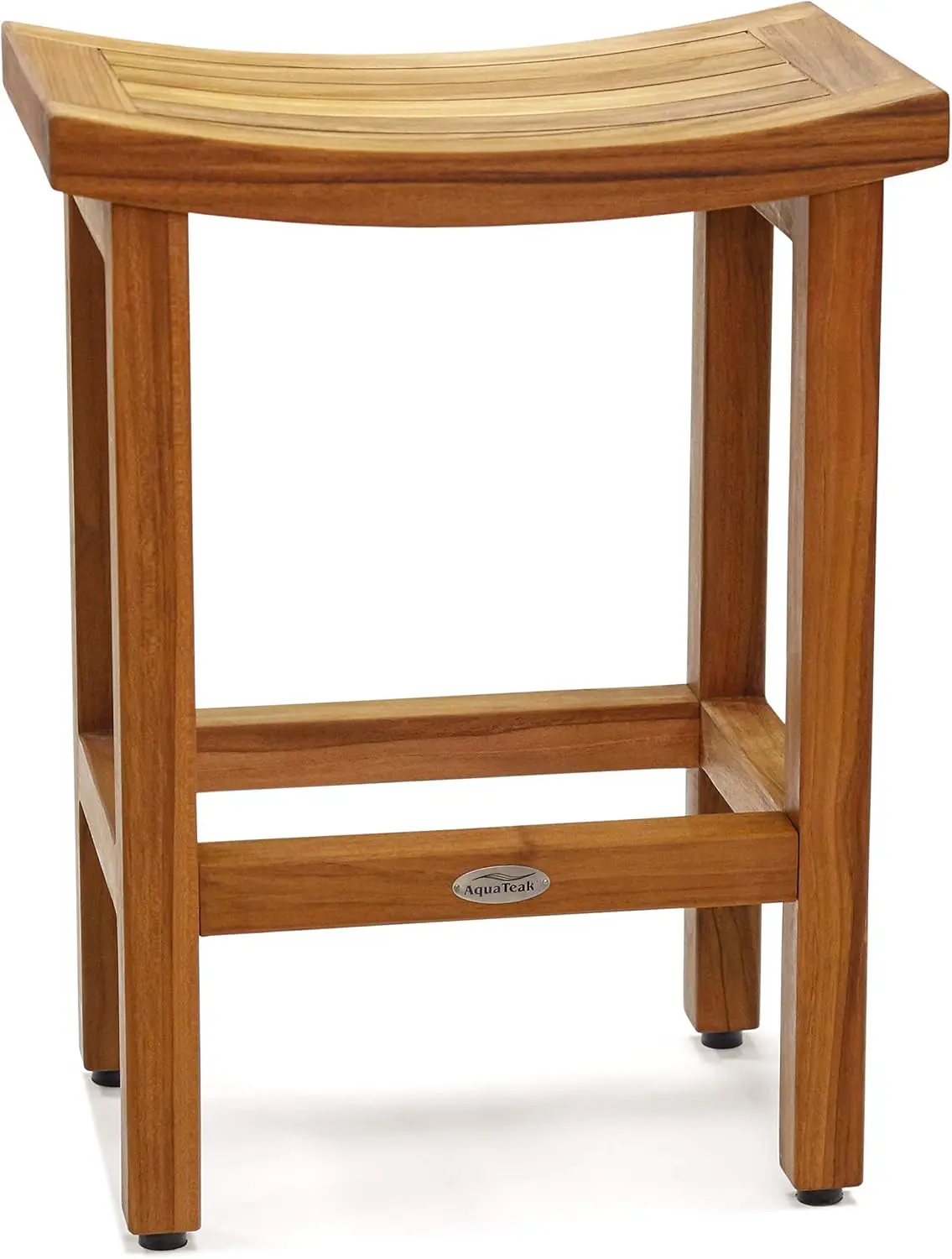 Patenteado Sumba Tall Teak Counter Stool, 24"