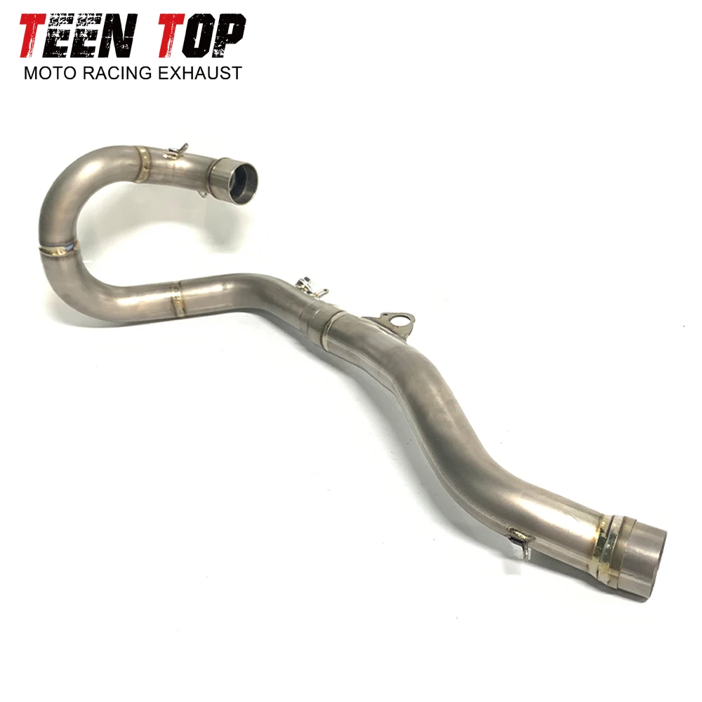 For KTM 250/350 EXC-F 350 XCF-W Exhaust Elbow Offroad Bike Titanium Alloy Front Link Pipe 350 exc-f 2020-2023 Tube 50.5MM - view 3