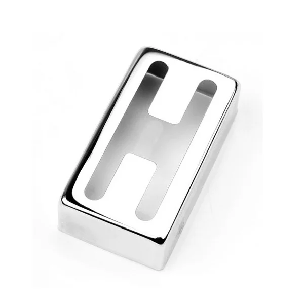 

Silver Humbucker Cover 71x39x19mm Hard Copper Alloy Plated Electric Guitar Pickup Cap for Improved Sound Isolation