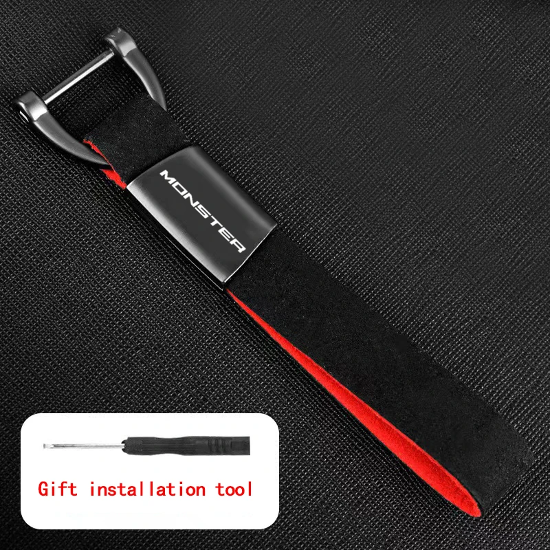 

Для DUCATI Hypermotard Monster 796 795 696 695 821, аксессуары, индивидуальный логотип, брелок для мотоцикла, брелок из замши и сплава