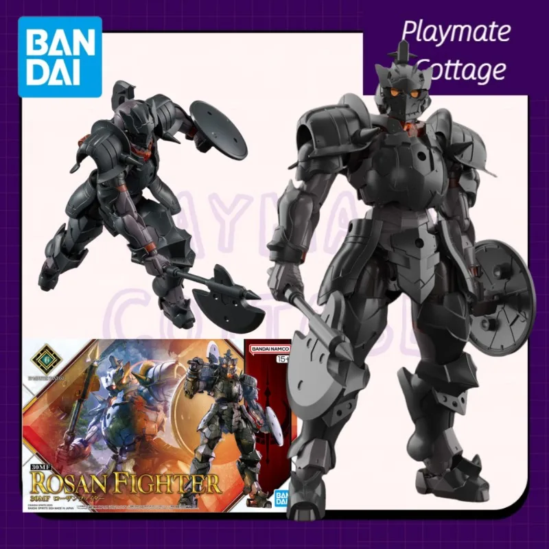 

In-Stock BANDAI Genuine 30MF Anime Figure ROSAN FIGHTER Assembled Model Joints Movable Toys for Boys Gift Original Box Brand New