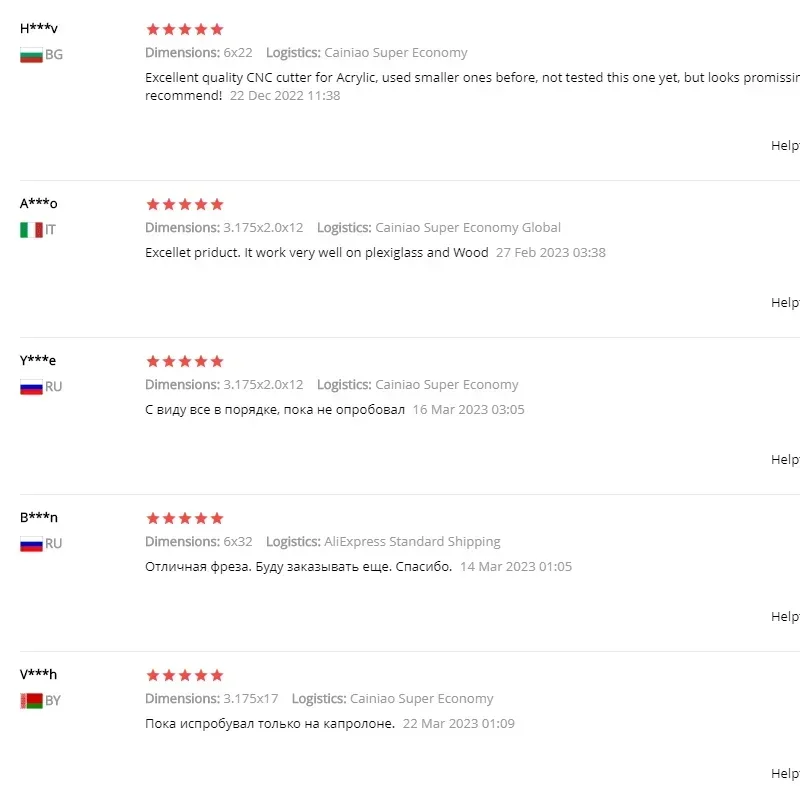 10PCS 5A Single Flute UP Spiral Carbide Router Bit Set for CNC, Acrylic/PVC/MDF/Wood – High Precision Milling Cutter