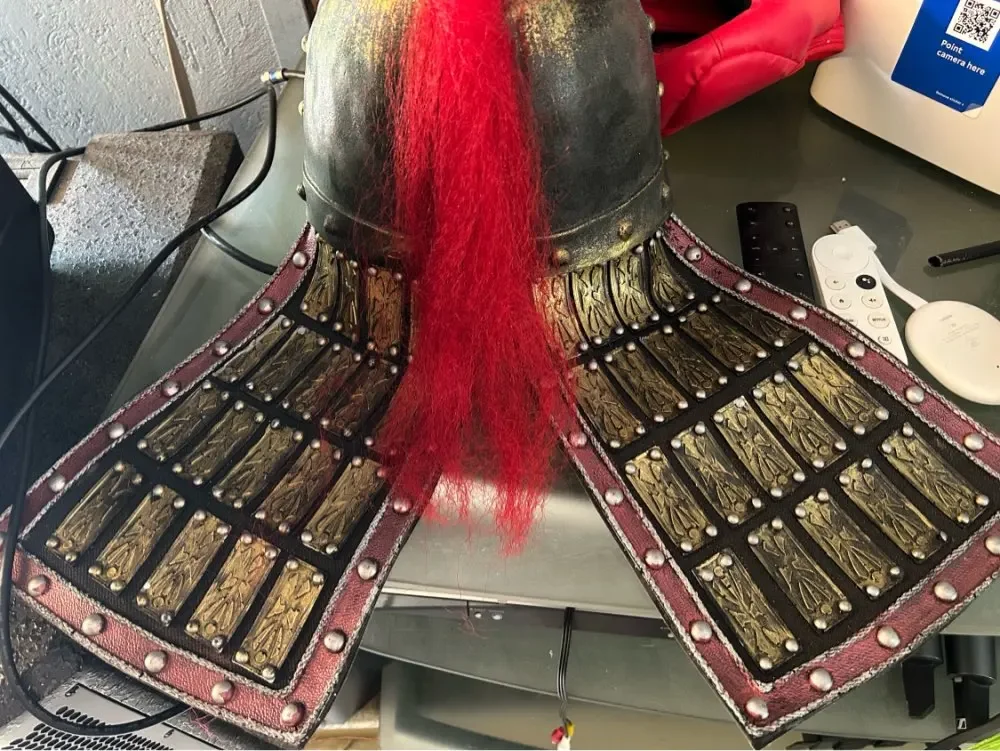 Soft Rubber Foam General Soldier Knight Helmet Hat Cloak Accessories Vintage Warrior Headgear Decorative Props TV Movie Play