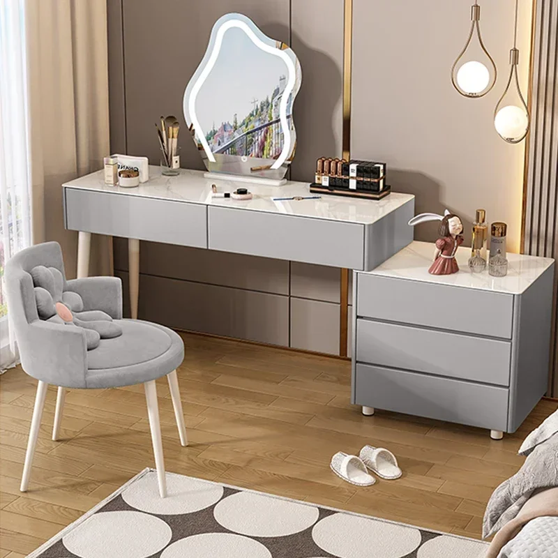 Vanity Makeup Dressing Table Corner Organizer Multifunction Computer Drawers Storage Tocador De Maquillaje Bedroom Furniture