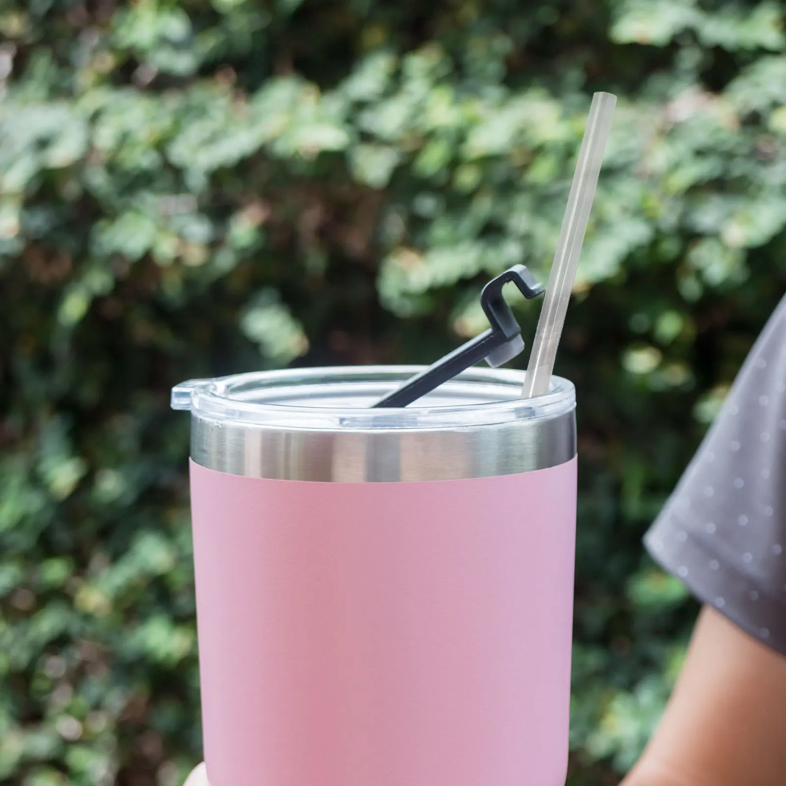 

1 set 1 Set Of Reusable Silicone Drinking Straws Smooth Inner Wall Tumbler Straws For Home Party Travel Kitchen Bar Accessories