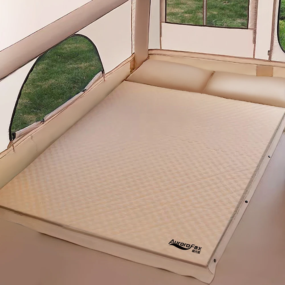 Aurora Fox Self-Inflating Mattress D Air Mattress Camping Mat Splicable Travel Sleeping Pad Ultralight Tent Mat