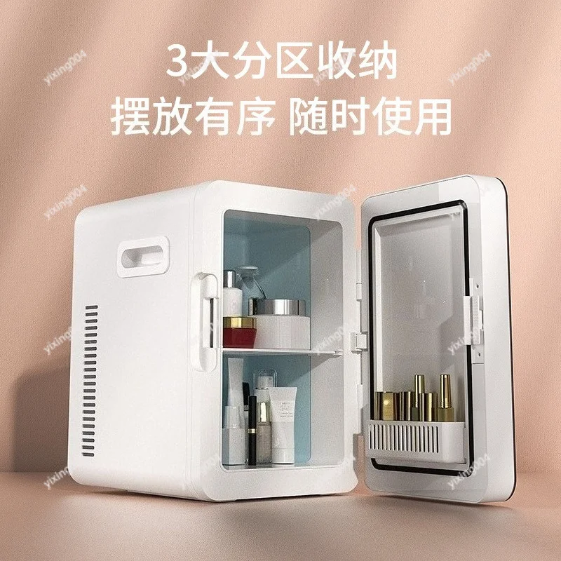 Portable Mini Cooler Fridge Dual Purpose for Vehicle & Dorm Energy Efficient Household