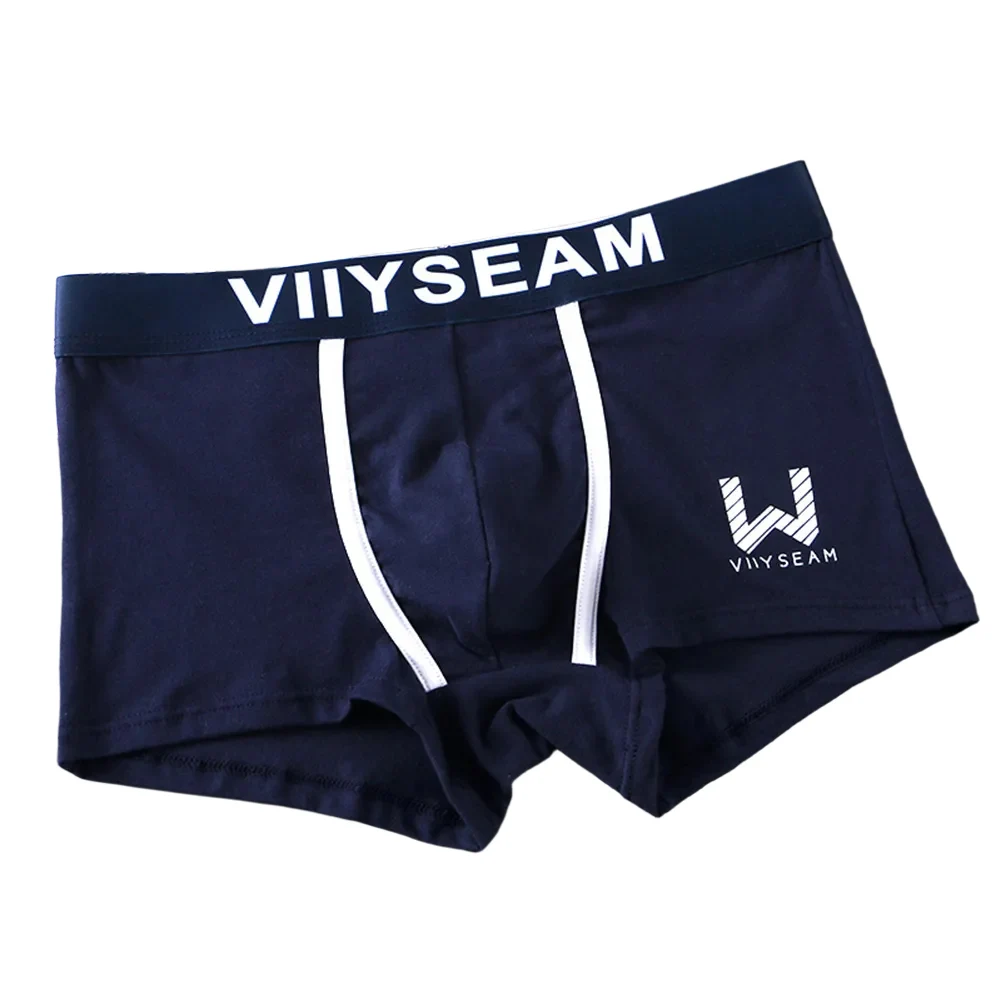 

Дышащие плавки 2XL, хлопковые боксеры, классический стиль, эластичный пояс, мужские буквы с принтом для повседневного использования