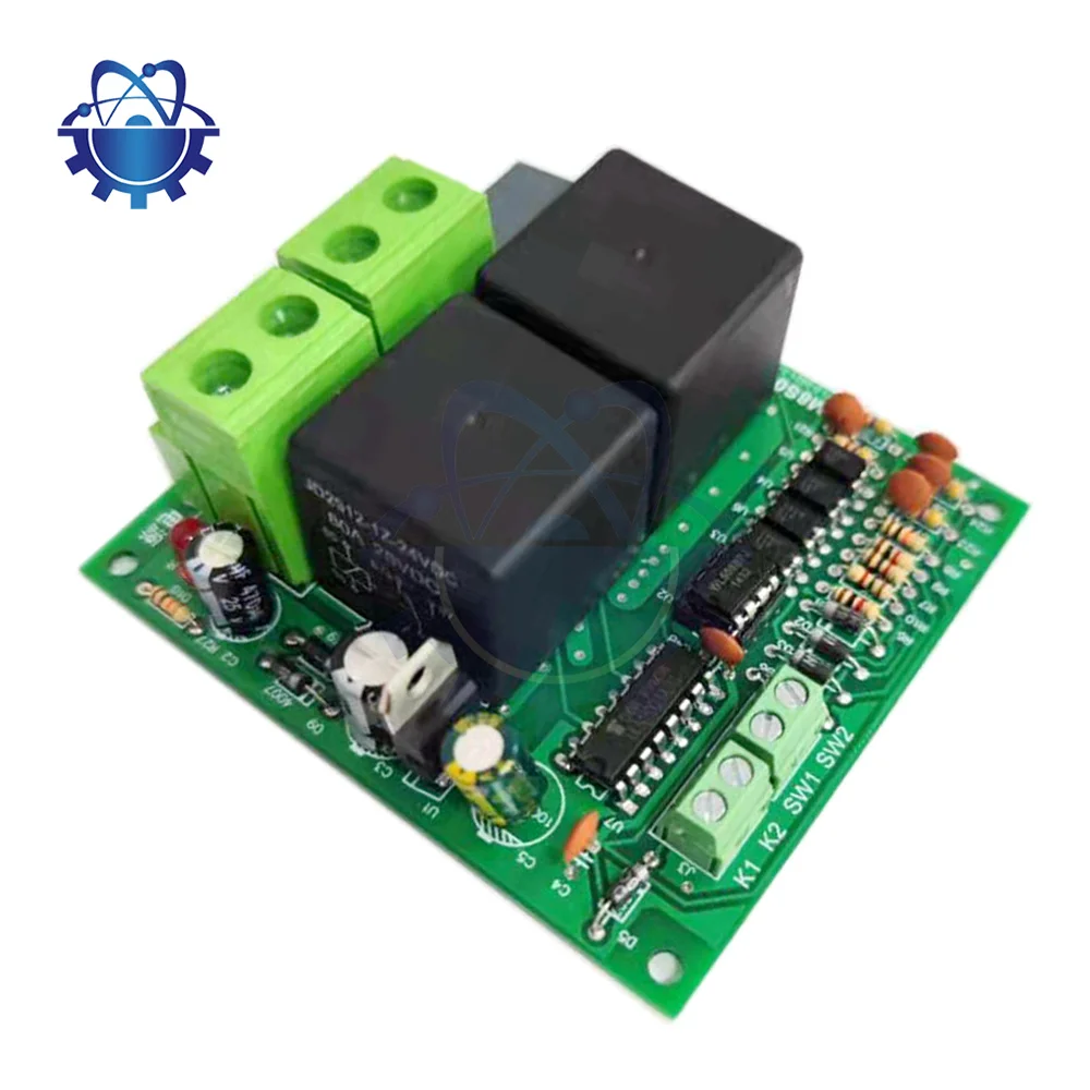 

DC 12V 24V 80A Forward/Reverse Motor Control Board for Arduino Two Relay Timing Cycle Module