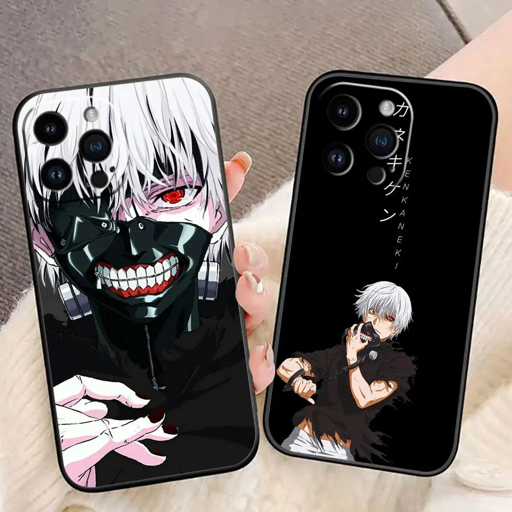 

Tokyo g-Ghoul Kaneki Ken Cover Phone Case For iphone Apple 16E 16 15 14 13 12 11 Pro XS Max X SE 8 7 Plus Silicone Case Funda