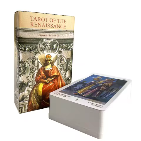 Tarot Of The Renaissance Cards Divination Deck English Versions Edition Oracle Board Playing Game For Party