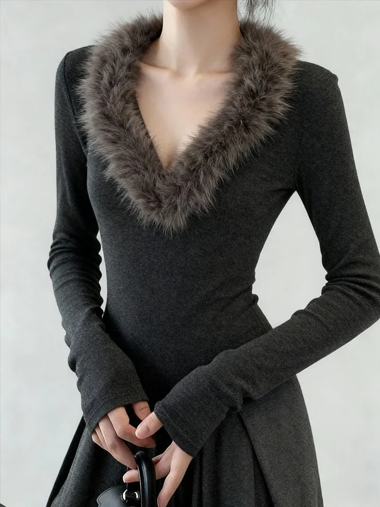 

Женская футболка больших размеров с V-образным вырезом, длинным рукавом и вставками, облегающая, повседневная, весенняя, новинка 2026 года, хит продаж