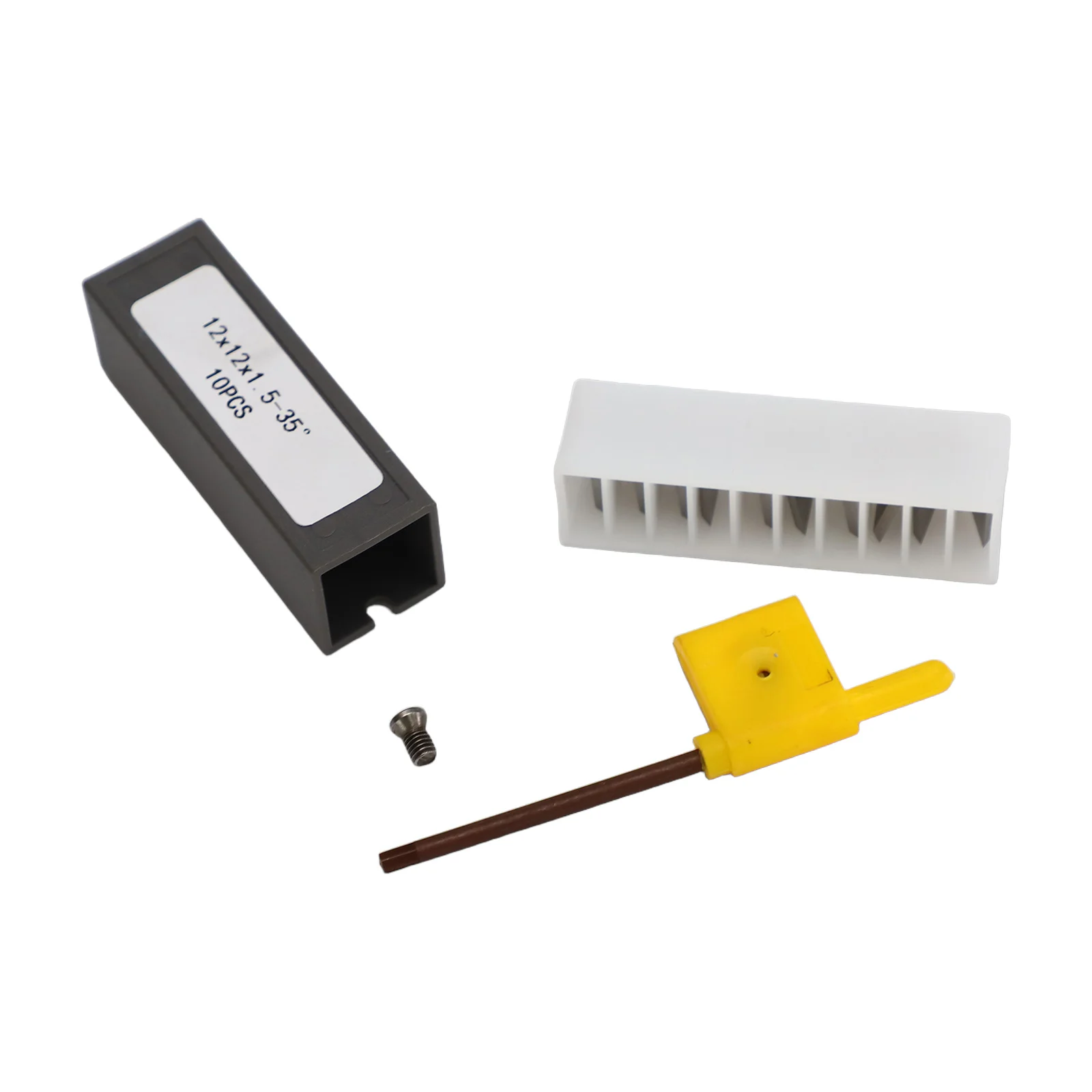 Carbide for blades for CNC Router Replacement Square Design Dimensions of 12x12x1 5mm with Multiple Cutting Edges