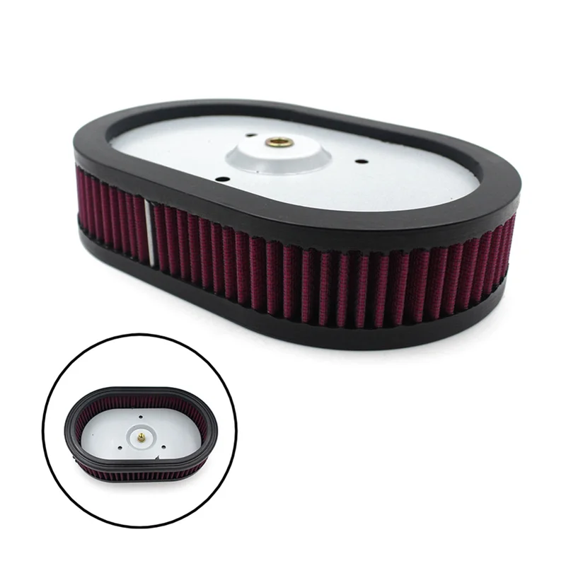 

Well Motorcycle High Flow Air Filter Intake Cleaner For Electra Road Street Glide Road King 29670-09 HD-0910