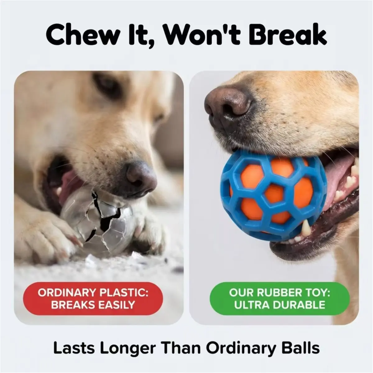 update. Elastic Toy Ball for Pets Chewable Sound-Making Nteractive and Dog Training Dog Interaction to Relieve Boredom B