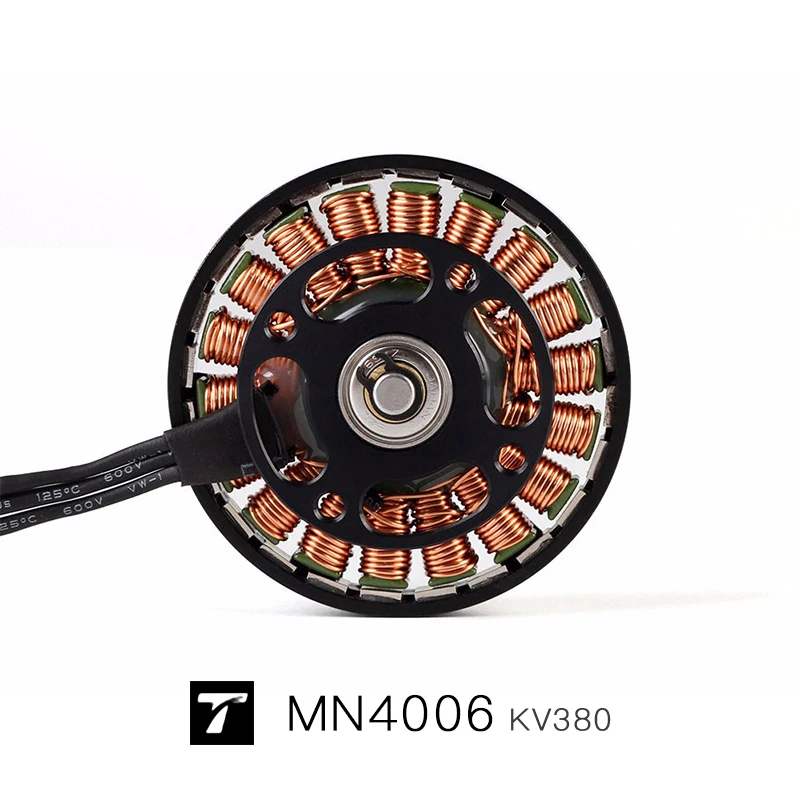 MN4006 KV380 T-MOTOR 2 pièces/ensemble Anti-passionné Moteur Outrunner Brushless Moteur Pour Multicopter rotor Quadcopter Hélicoptère VTOL