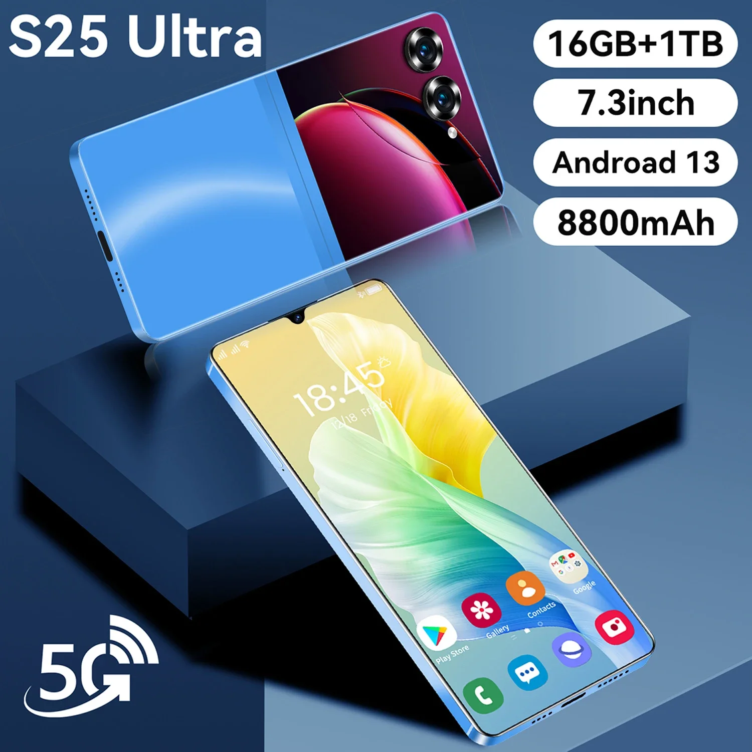 

S25 Ultra Smart Mobile Phones Original Smartphone 5G Dual SIM Android 13 Snapdragon 8 gen 2 Cell Phone Global Version Cellphones