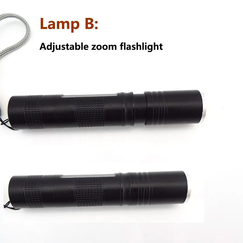 Powerful 1500lm LED Flashlight zoom focus Flash Torch Light lamp 18650 battery hand pocket mini Torche Linterna Camping fishing