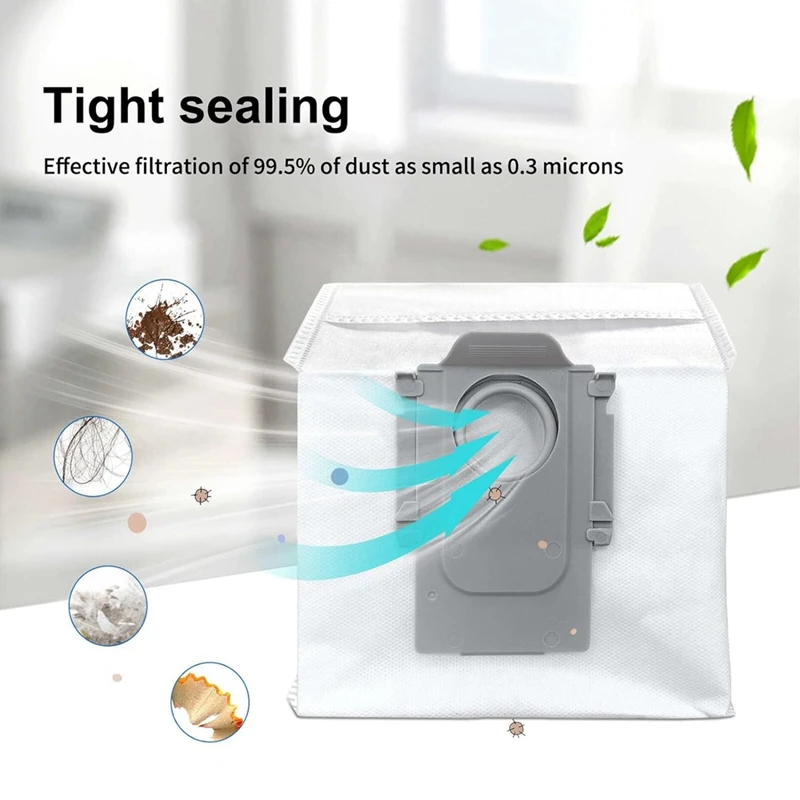 SANQ For Roborock S8 Pro Ultra Robot Vacuum Cleaner Main Side Brushes HEPA Filters Dust Bags Mop Pads Accessories Kit