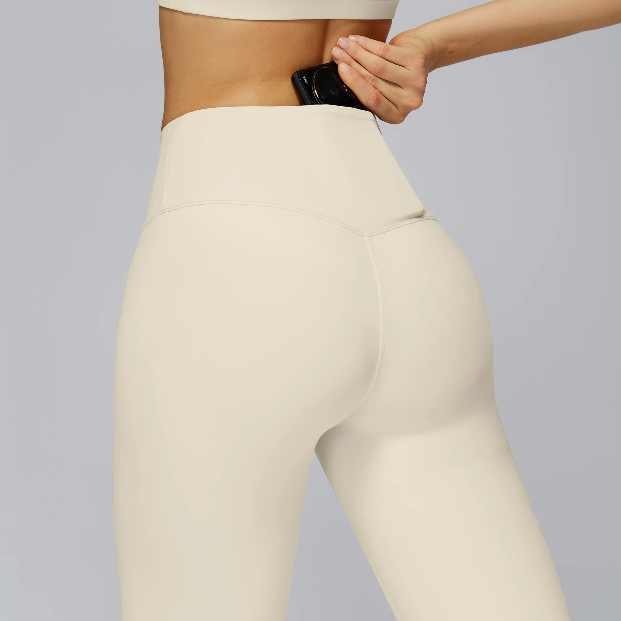 سراويل اليوغا للنساء سراويل رياضية عالية الخصر مع جيب سراويل رياضية للياقة البدنية والجري ملابس رياضية ضيقة للتمرين #6