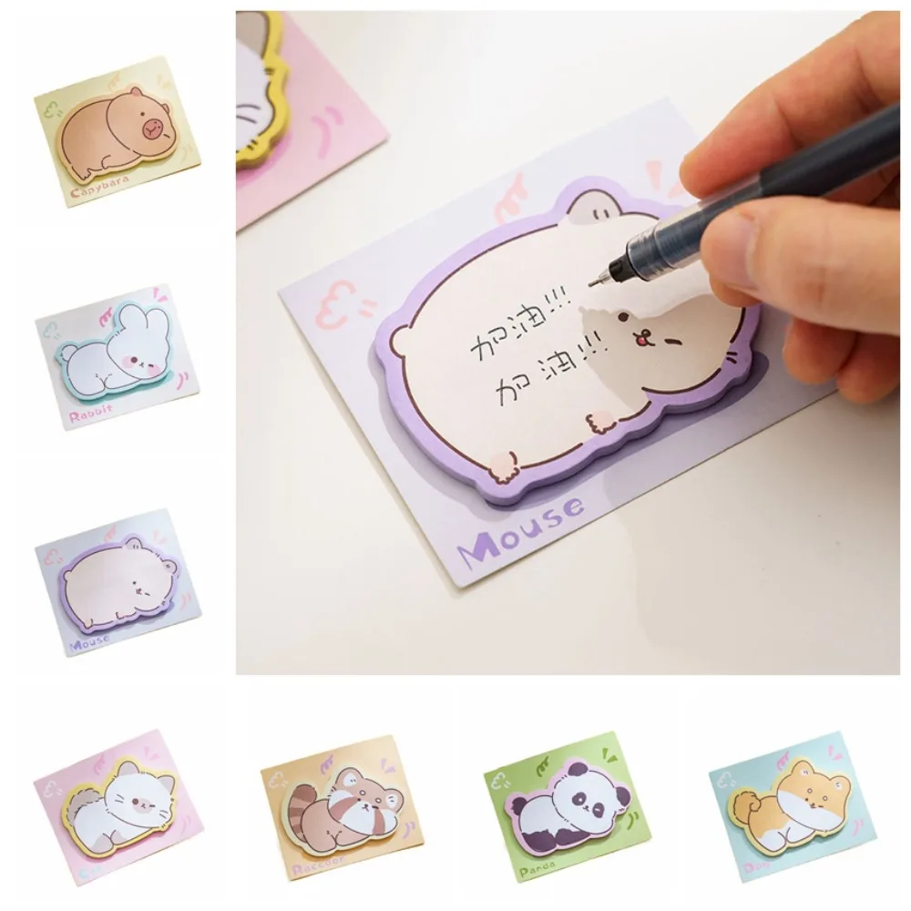 Scrapes Stickers Animal Shape Animal Sticky Notes Memo Pad Journaling Planner Note Pad Cute Sticky Note Paper Teen/Adult/ Girls