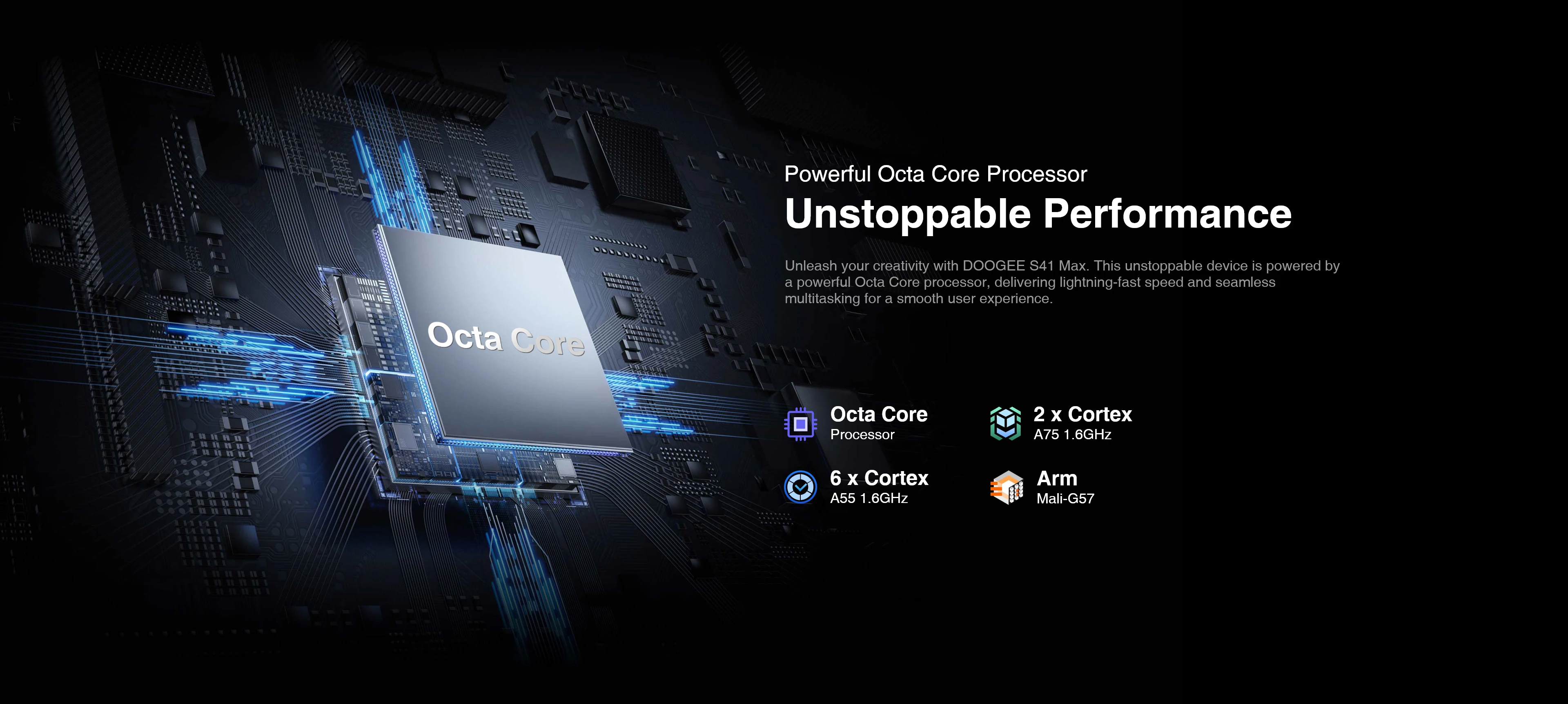 Global version DOOGEE S41 Max Rugged Phone Helio G99 13MP AI Triple Camera 16GB(6GB+10GB)+256GB 6300mAh 4G Android 13 Smartphone