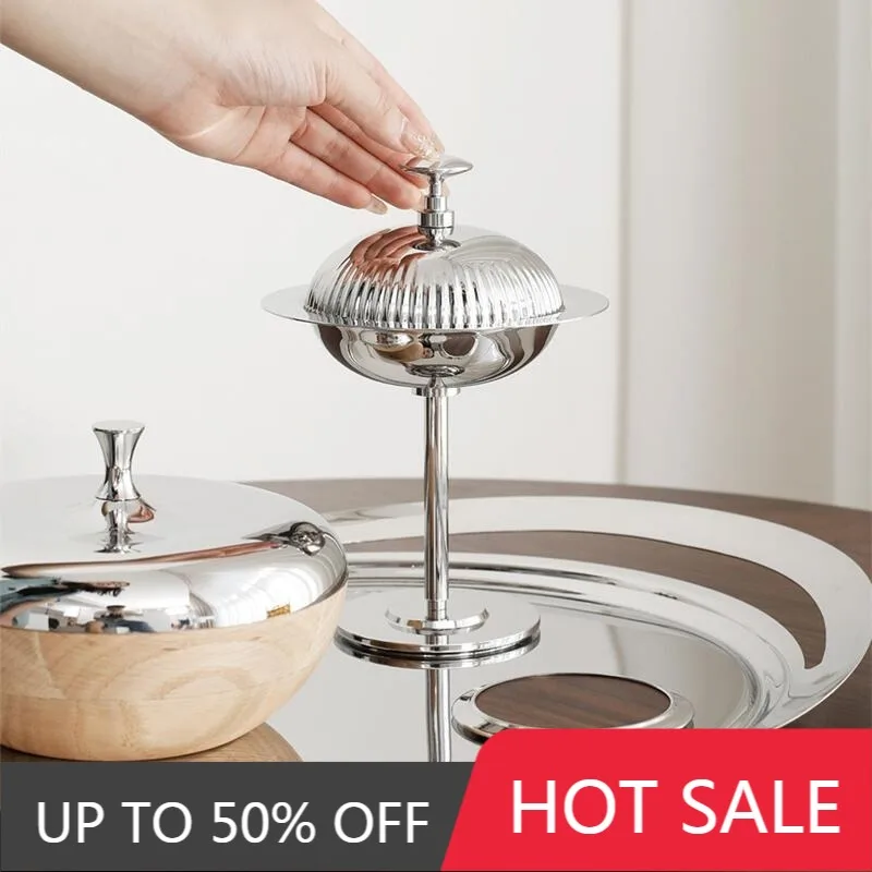Modern Stainless Steel Cocktail Cup Dessert Cup With Lid Icecream Cup Aromatherapy Holder Advanced Container Ornament Home Decor