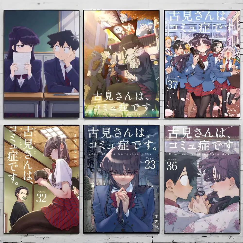 comedy anime k-komi Can't Communicate Poster Superior Home Space  Indoor Decorative Art & Home Decor