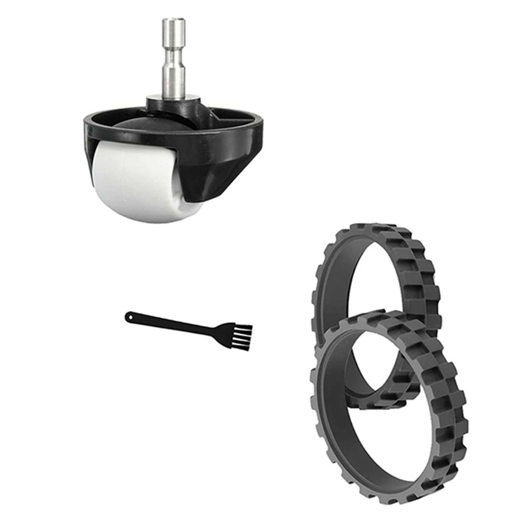 Neumático y rueda delantera de repuesto para 500, 600, 700, 800, 900, E, I, S. Reemplaza la rueda lateral del Robot. Goma de repuesto