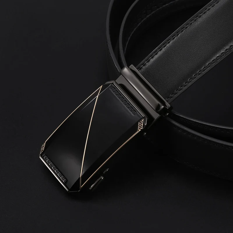 

Genuine Leather men's belt Fashion alloy belts Buckle luxury brand jeans belts for men business belt male belt