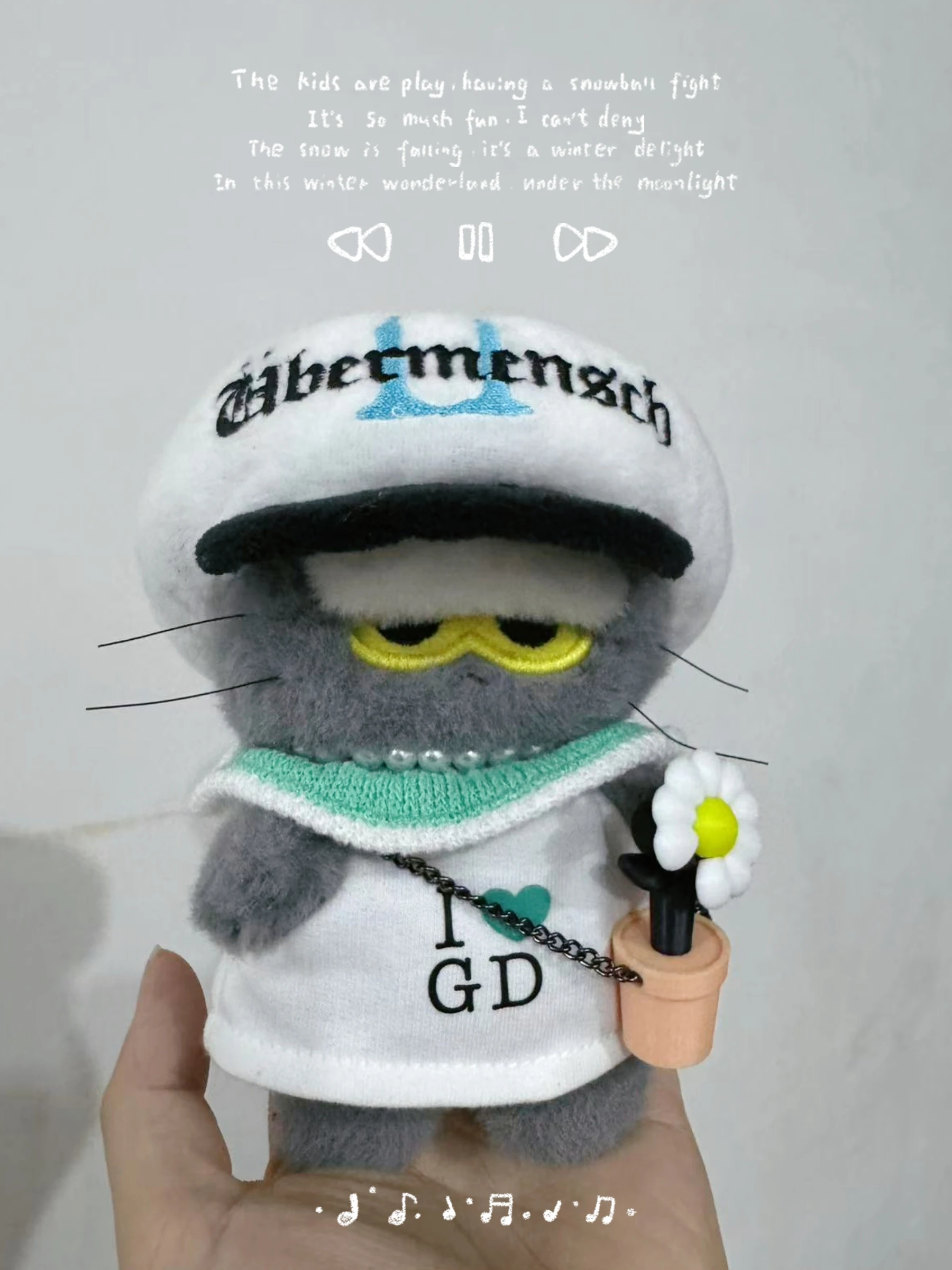 

(excluding baby) new ZOA gas tank Quan Zhilong kitten joint key chain pendant accessories doll clothes