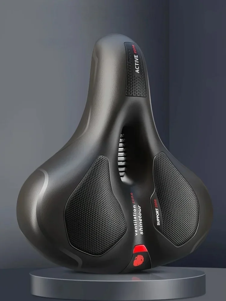 AliExpress Comfortable Mountain Bike Seat Wide Thicker Padded Ergonomic Design for Pain Relief Cycling Bike Accessories bike saddle