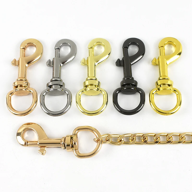 

5/10/20Pcs Metal Bag Strap Snap Hook Dog Leash Connect Clip Buckle Swivel Lobster Clasp DIY Handbag Chain Keychain Accessories