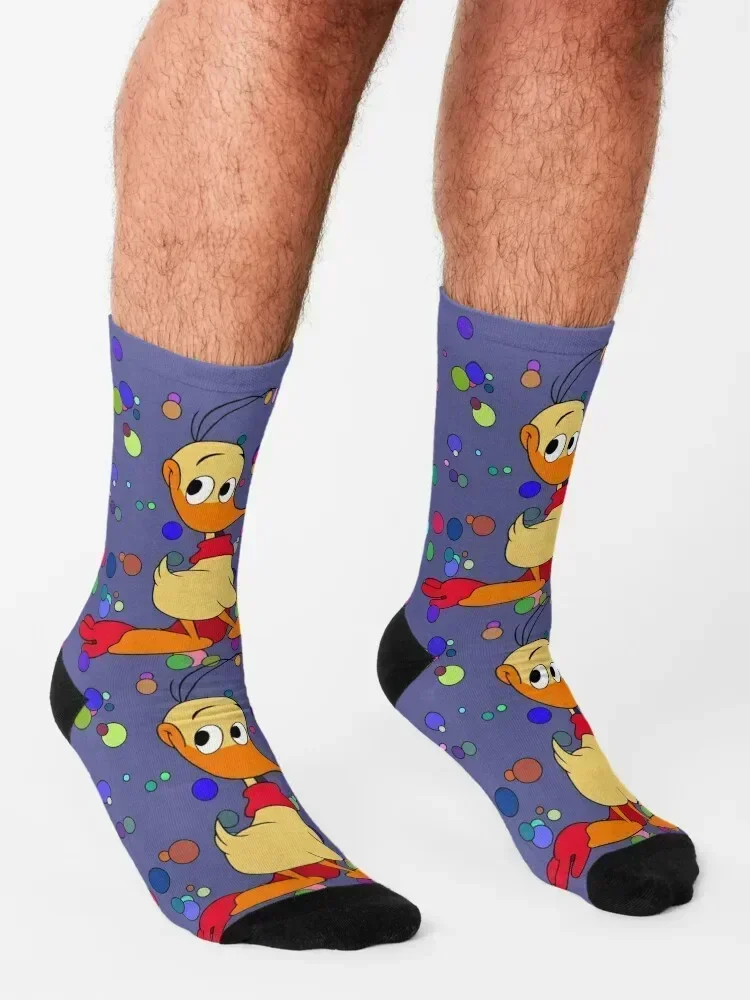 Alfred J. Quack Socks Lots FASHION designer brand kawaii Women Socks Men's