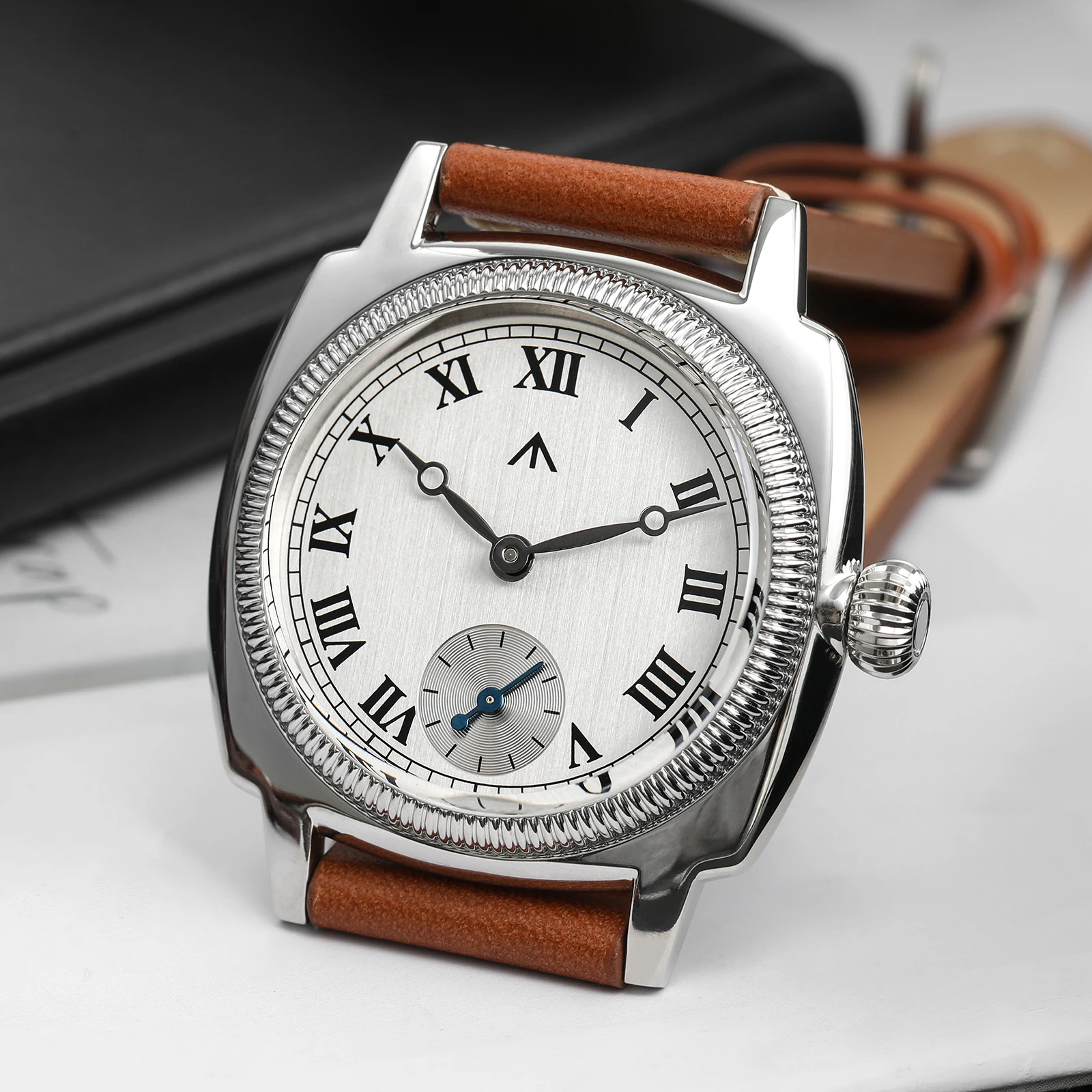 Militado ML03 Quartz Watch VD78 Movement Watches Stainless Steel Case Domed Sapphire 100M Waterproof 36mm Vintage Wristwatch