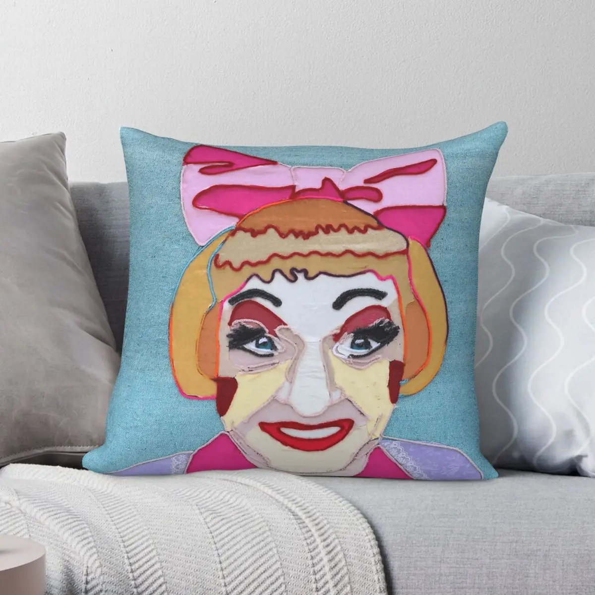 Grayson Perry Cross Dresser Square Pillowcase Polyester Linen Velvet Printed Zip Decorative Pillow Case Home Cushion Cover 18