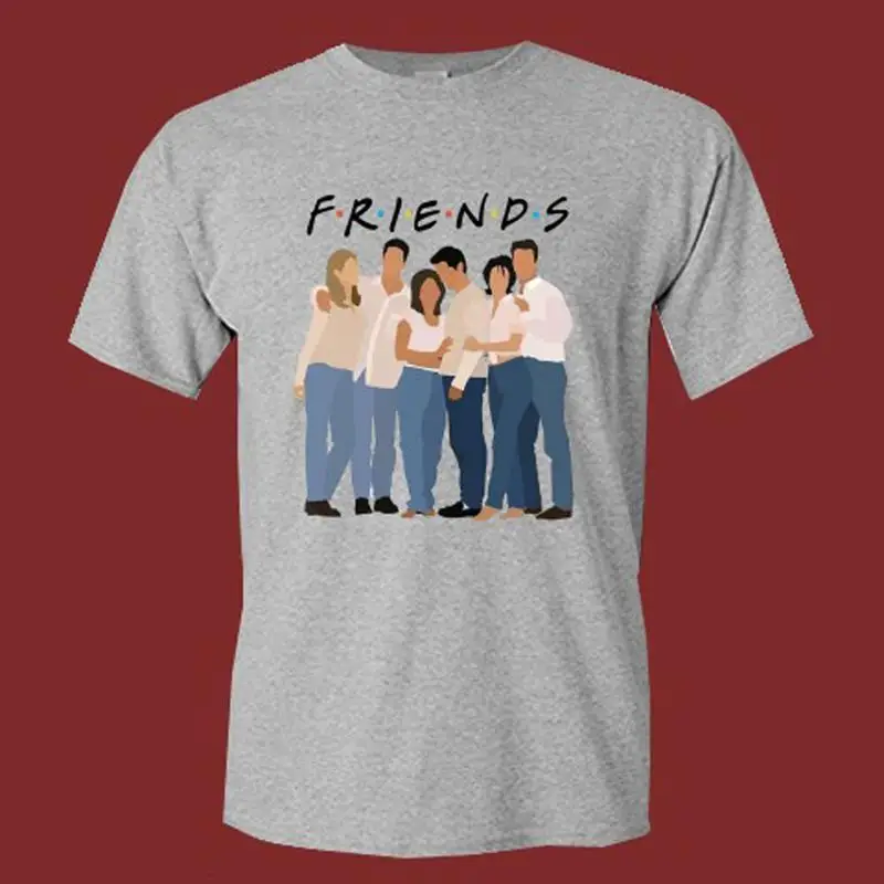 

Мужская серая футболка Friends TV Show размера S 5XL