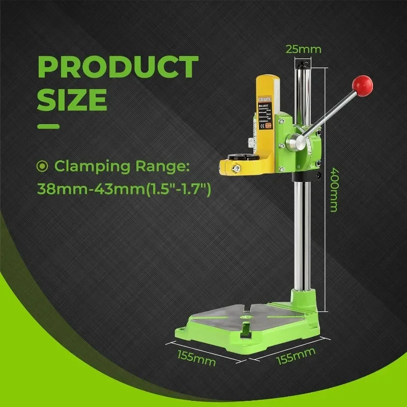 #Table Top Drill Press Stand 60mm Travel Rotatable Floor Press For 38 To 43mm Drilling Machine Household Multi Function Tool