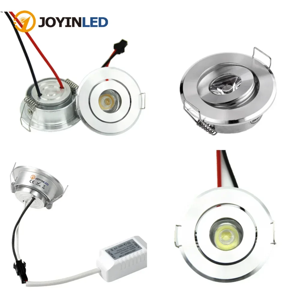 JOYINLED 3W COB LED Recessed Spotlight Dimmable Ceiling Downlight AC85-260V Mini Spot Light for Home Kitchen 1/10PCS