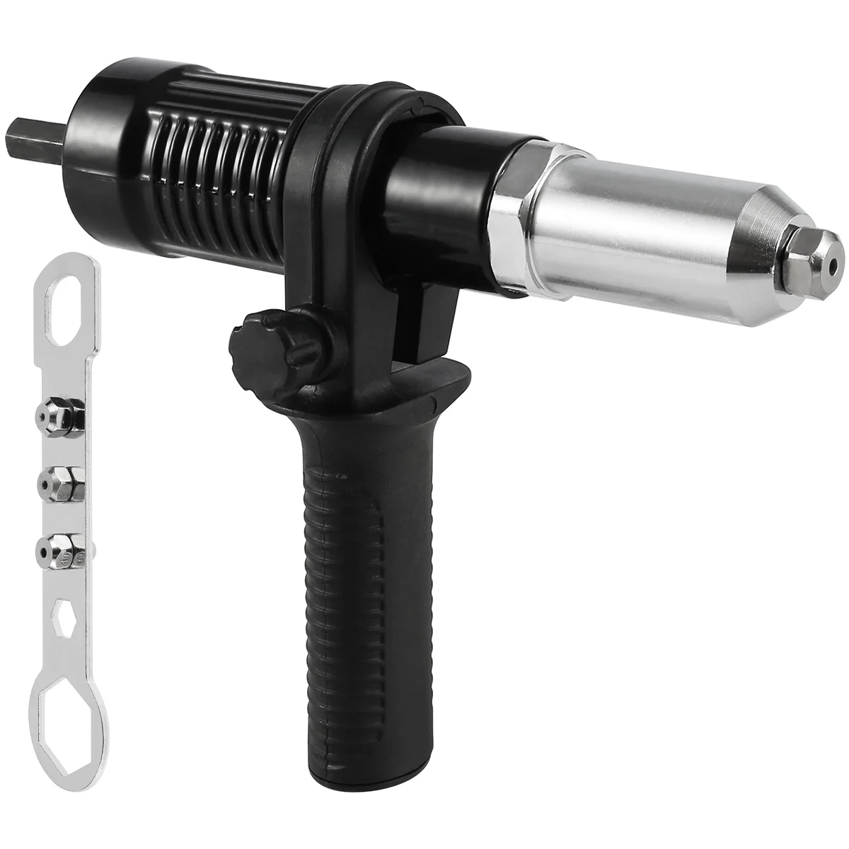Riveter Adapter Alloy Electric Riveter Converter Attachment Removable Electric Power Drill Riveting Hand Tool Accessories
