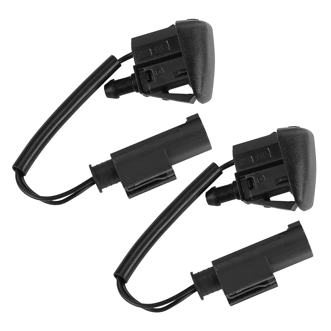 

61667046060 2pcs Windshield Wiper Washer Spray Nozzle Fit For BMW 5 Series E60 E61 2001 2002 2003 2004 2005 2006 2007 2008-2010