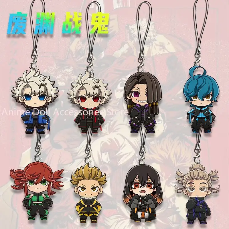 

Anime Gachiakuta Rudo Shuaburekku Zanka Nijiku Mobile Phone Chain Keyrings Cell Phone Pendant Gifts