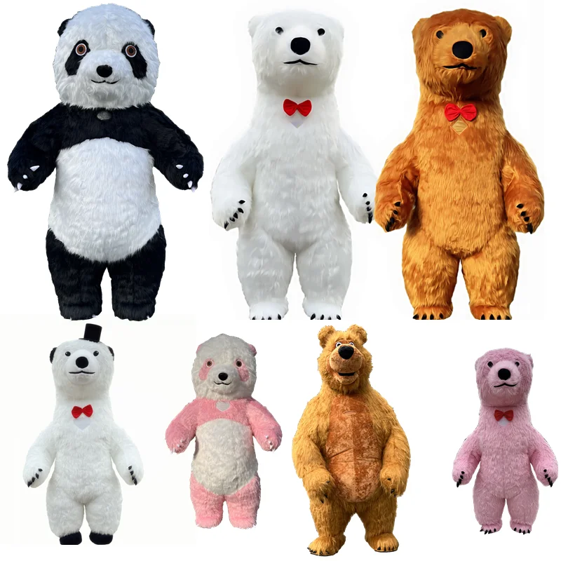 

2M2.6M inflatable clothing, giant panda, polar bear, rabbit, tiger, commercial portrayal, funny anime characters, birthday parti