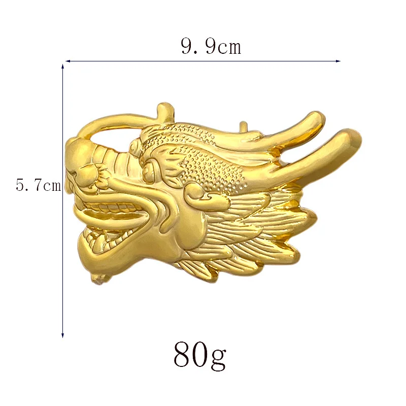 Zinc alloy faucet belt buckle with western style design