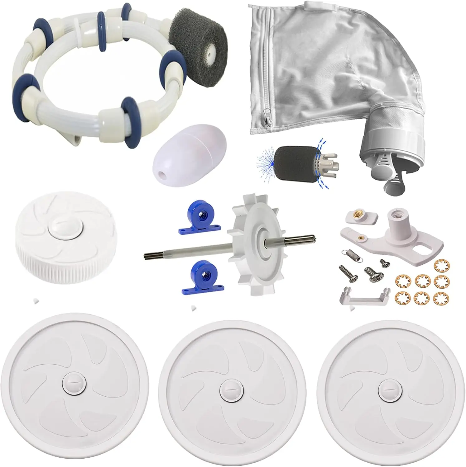 

Pool Cleaner Tune Up Rebuild Kit Compatible with 280, TR28P Pool Cleaner Tune Up Kit A49 with Wheel, Tire, Drive Shaft