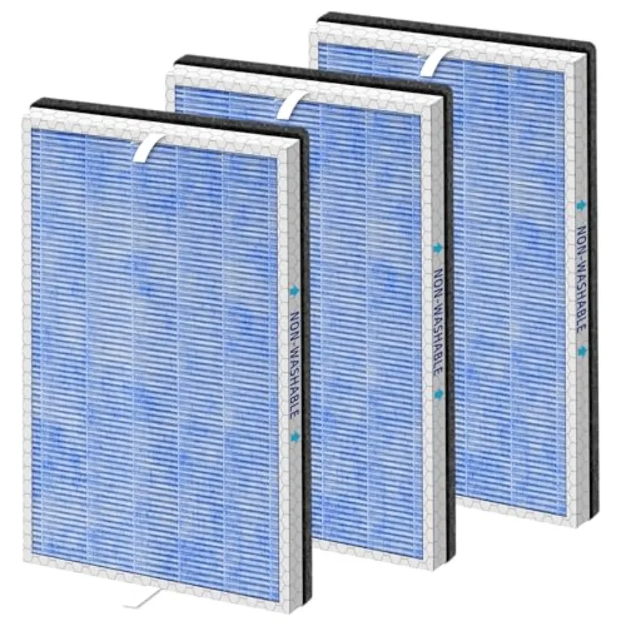 

Сменный HEPA-фильтр MSA3/MSA3S для очистителей воздуха Membrane Solutions MSA3 и MSA3S: улучшенный 4-в-1 с H13 True HEPA и активированным углем