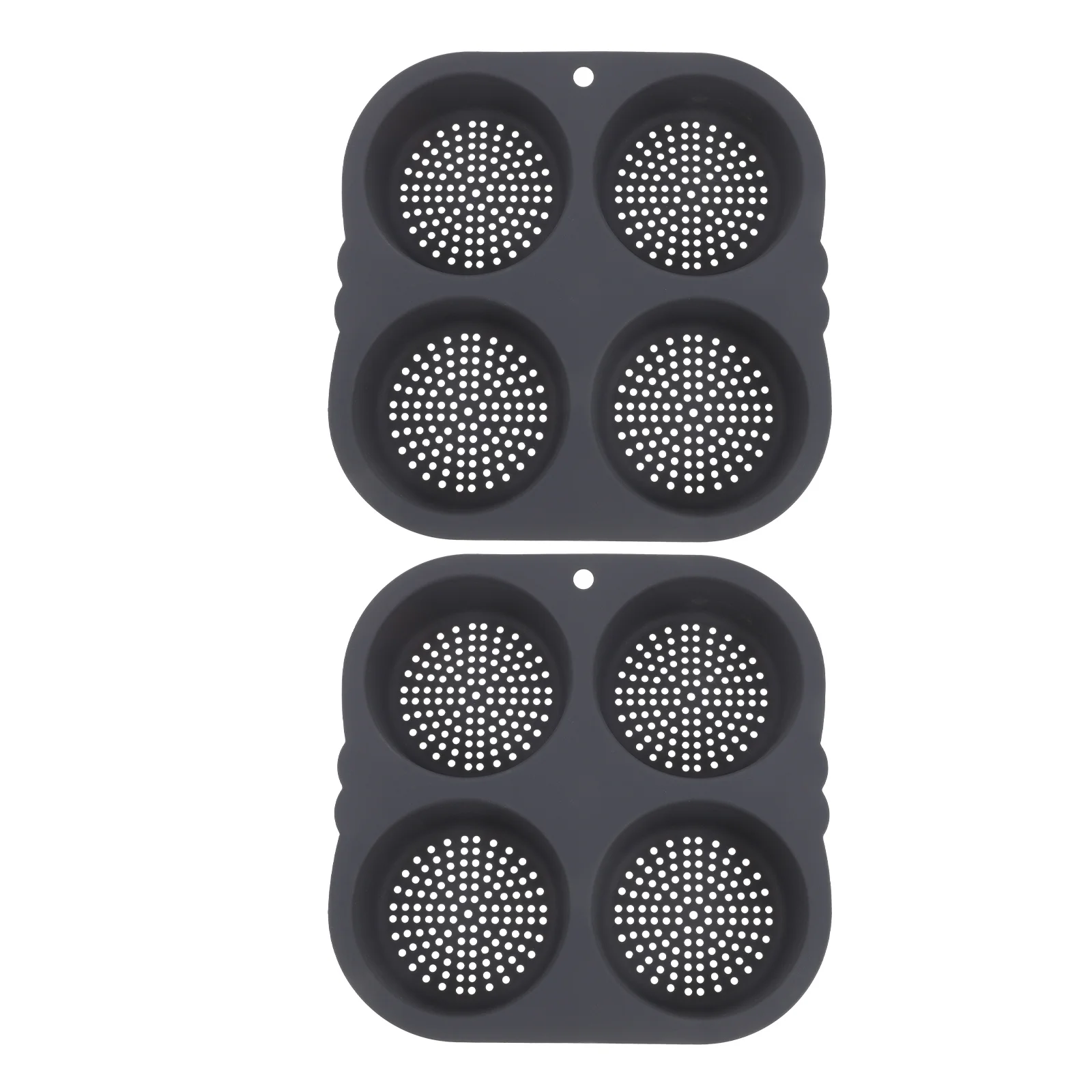 

Burger Mold Bun Patty Maker Baking Pan for Kitchen Hamburger Pans 4 Cavity Buns Mould Burgers