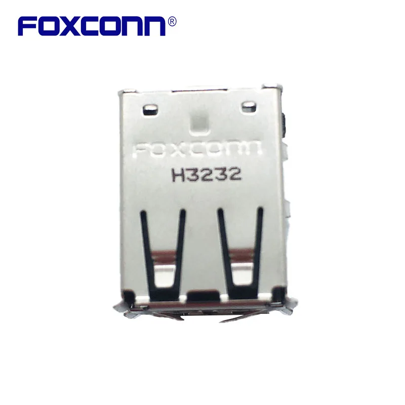 Foxconn UB1112C-8FDE-4F Dubbele USB2.0 8Pin 30U Basis Van Gebogen Naald